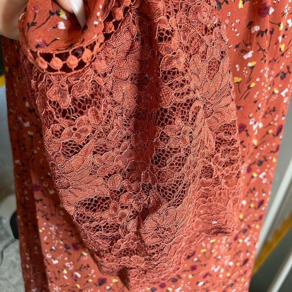Miami off shoulder floral print dress size XS - Picture 5 of 9